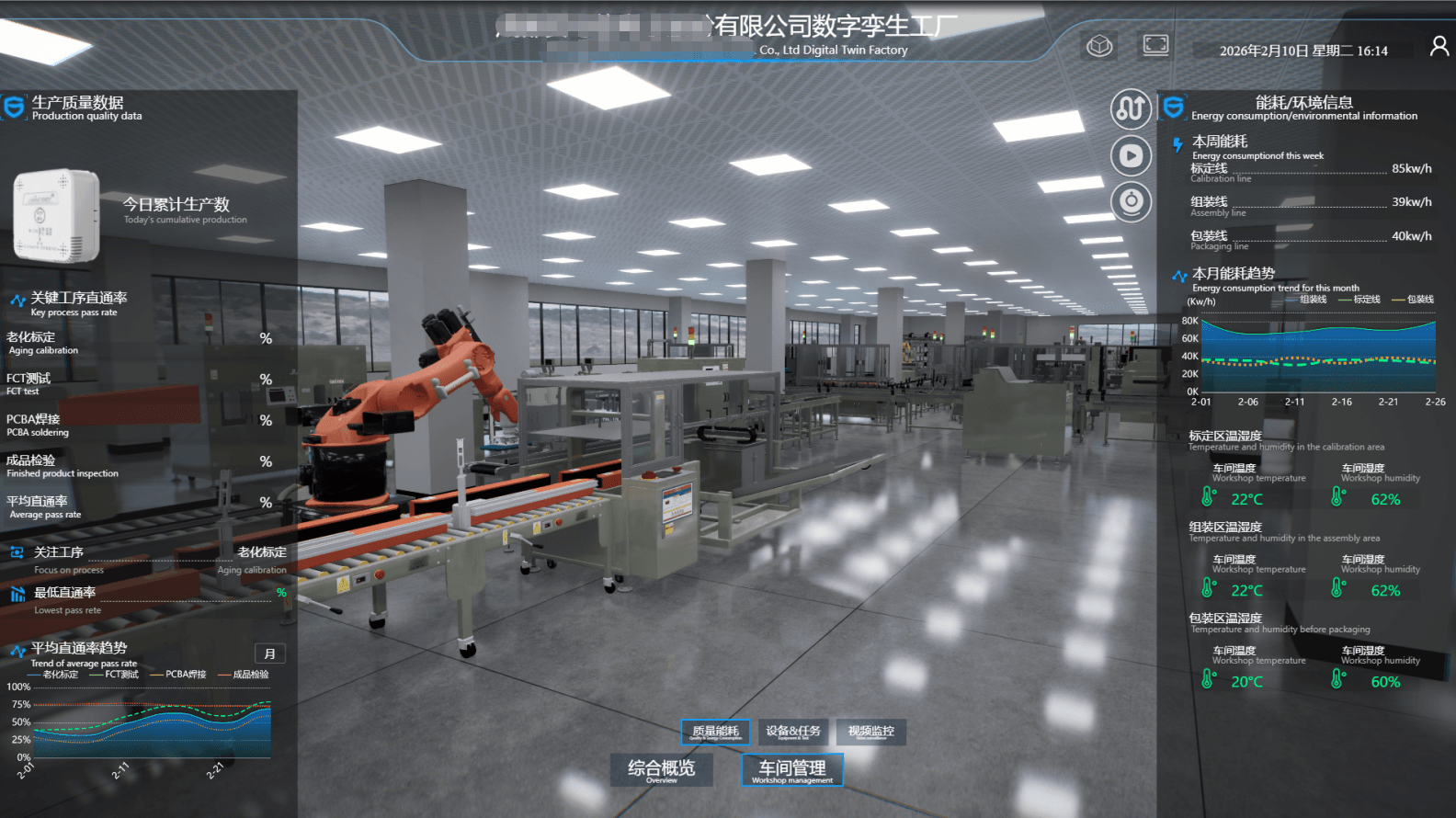 某气体安全电子产品智慧工厂系统